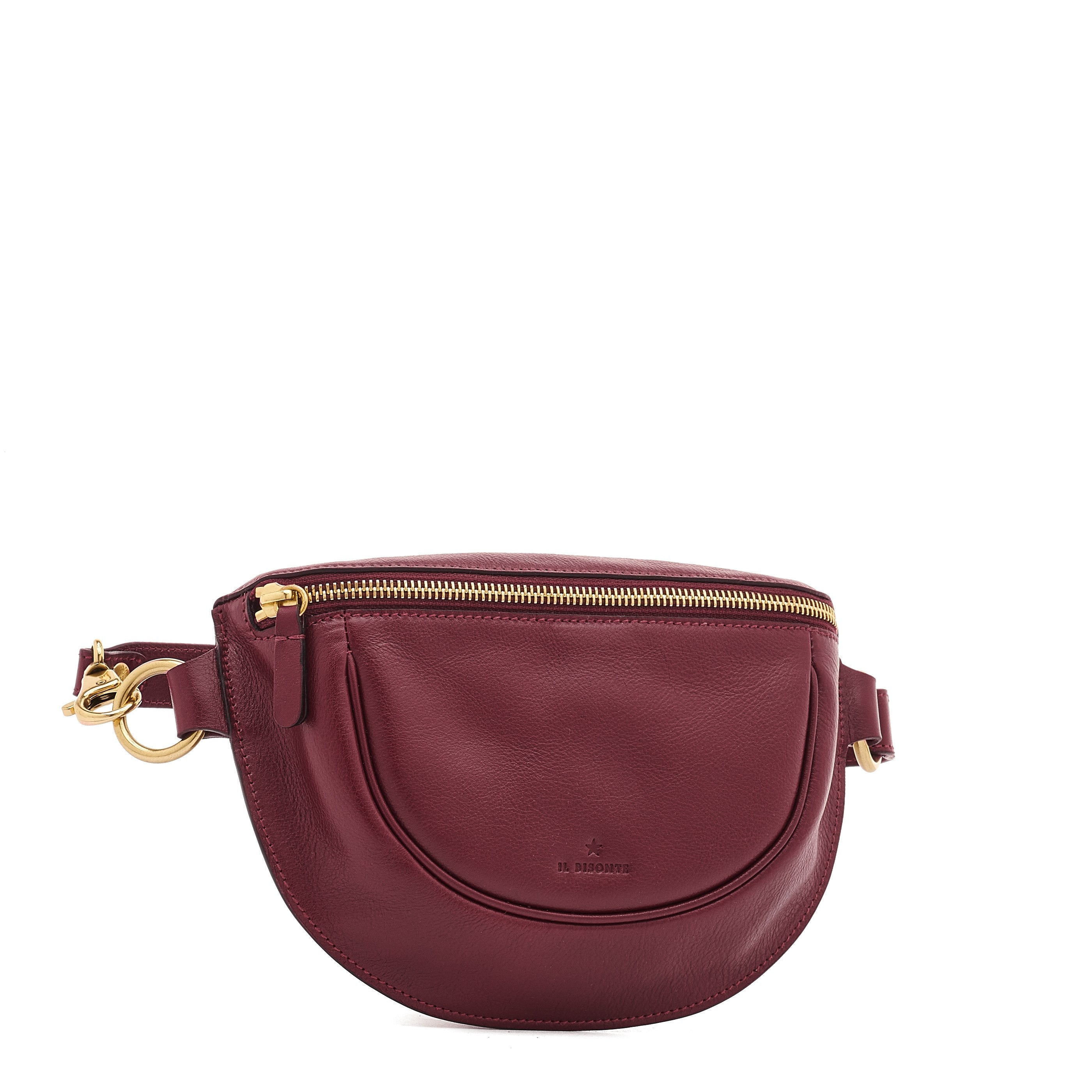 Il Bisonte Oliveta Bauchtasche Vollleder Amarena