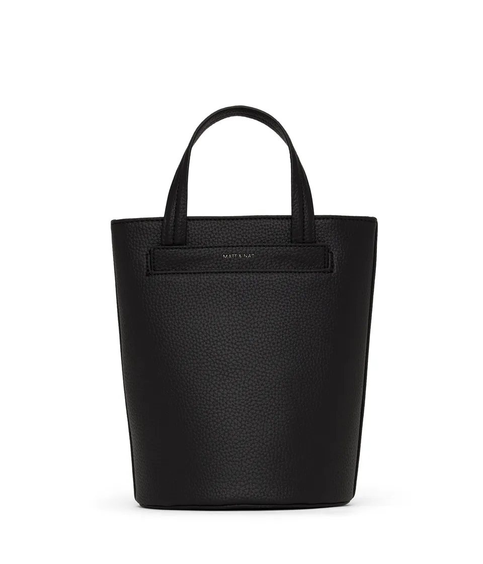 Matt & Nat Purity Casa Beuteltasche Schwarz vegan