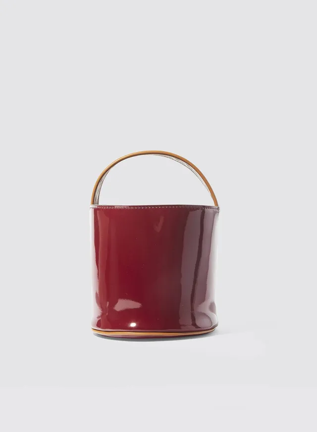Maria la Rosa Vinyl Mini Bucket WBW26.29 Tasche Bordeaux