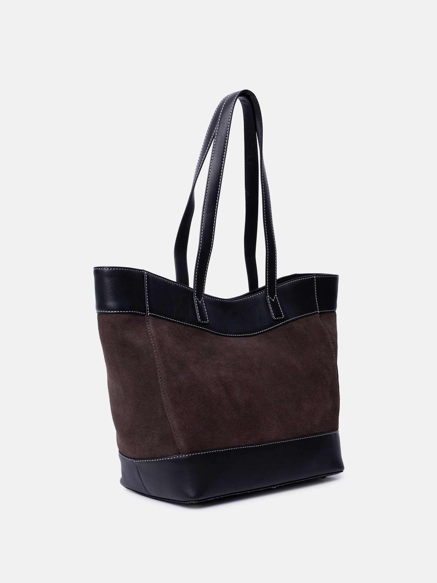 RE:DESIGNED Sol Big 6668 Handtasche Braun Vollleder