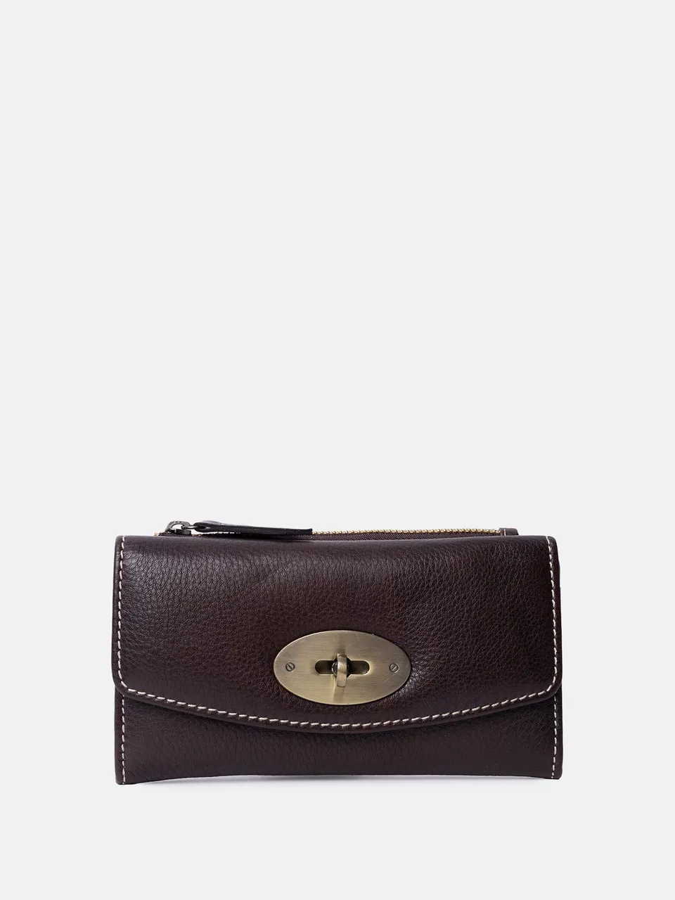 RE:DESIGNED Saya Wallet Big Geldbörse Dunkelbraun