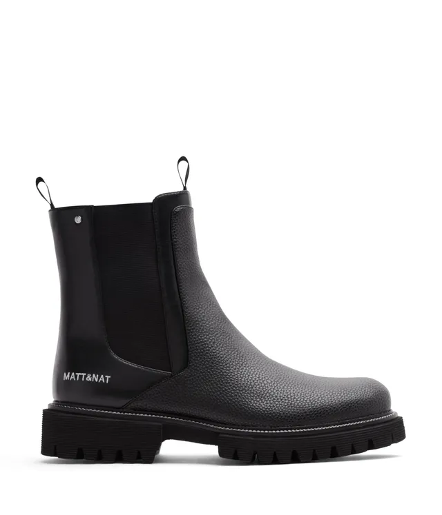Matt & Nat Arlo Chelsea Boots Schwarz Herren vegan