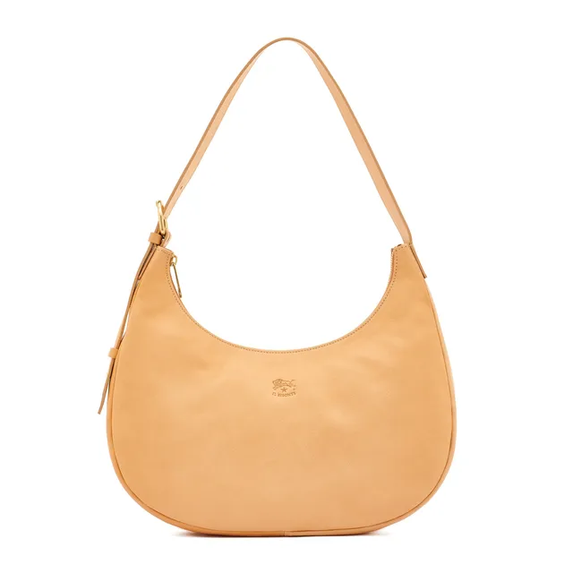 Il Bisonte Belcanto Schultertasche natur Vollleder Damen