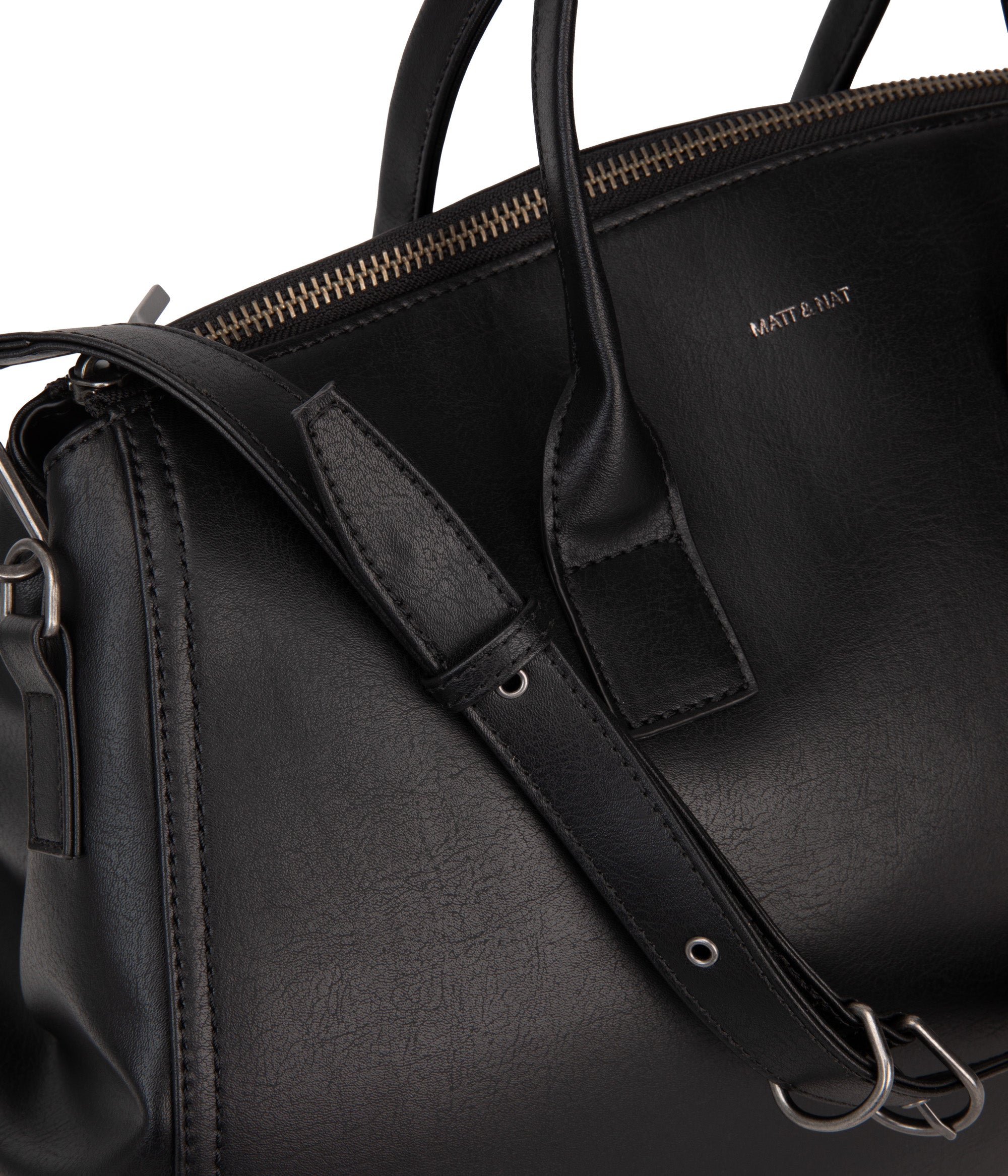 Matt & Nat Gigi Weekender Reisetasche Schwarz recycelt