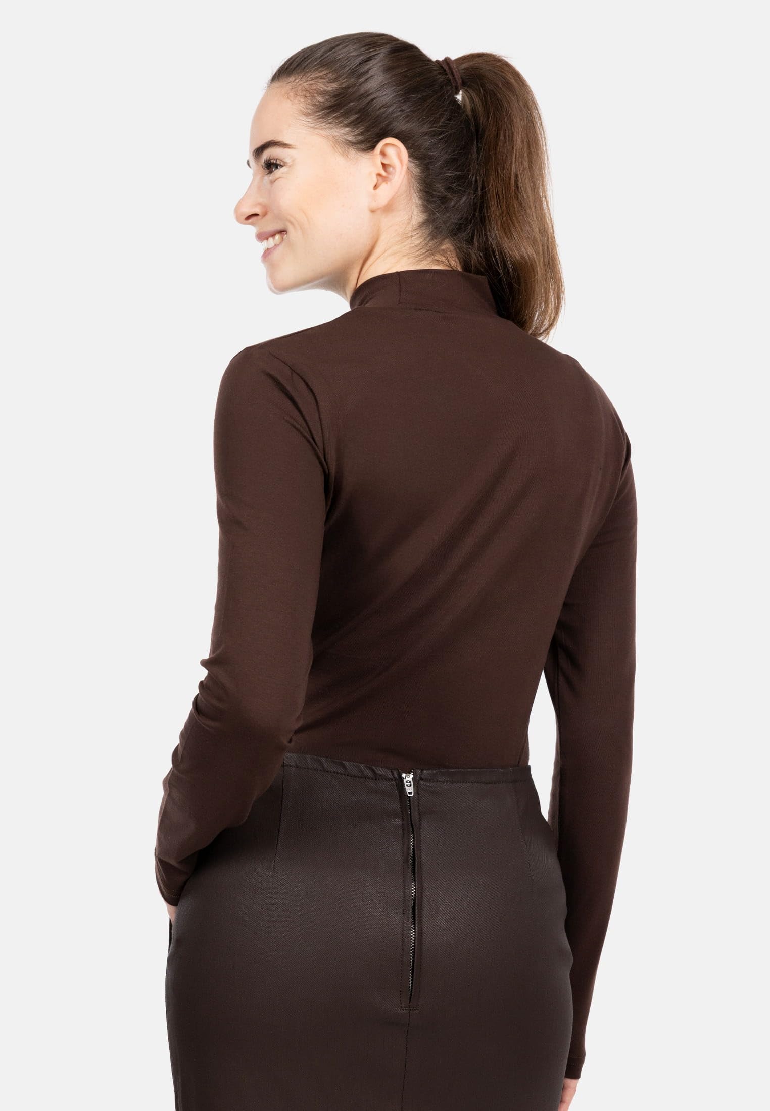 SURI FREY SFY Freyday SW10068 Longsleeve XS dunkelbraun