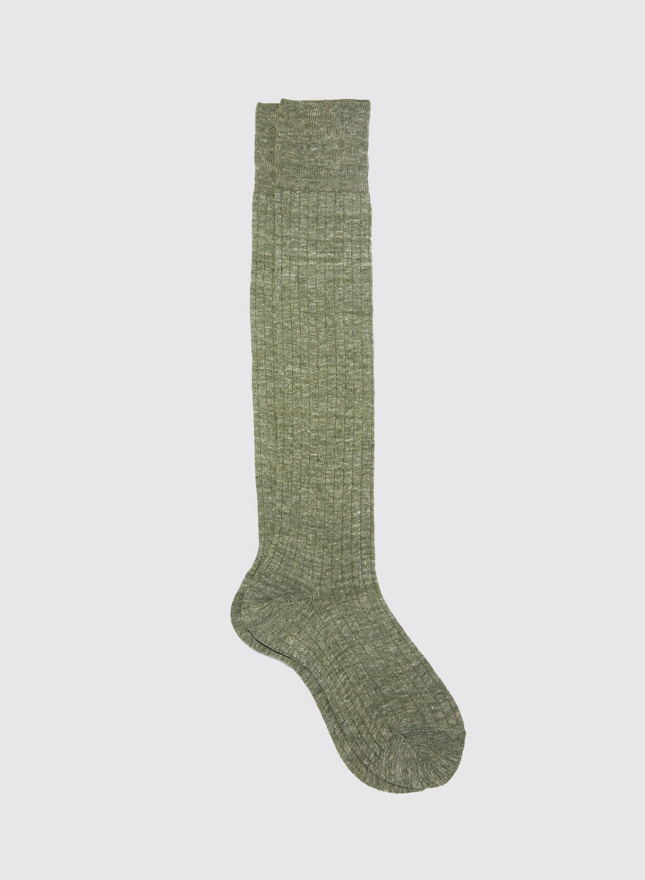 Maria la Rosa Leinensocken Rust Grobstrick