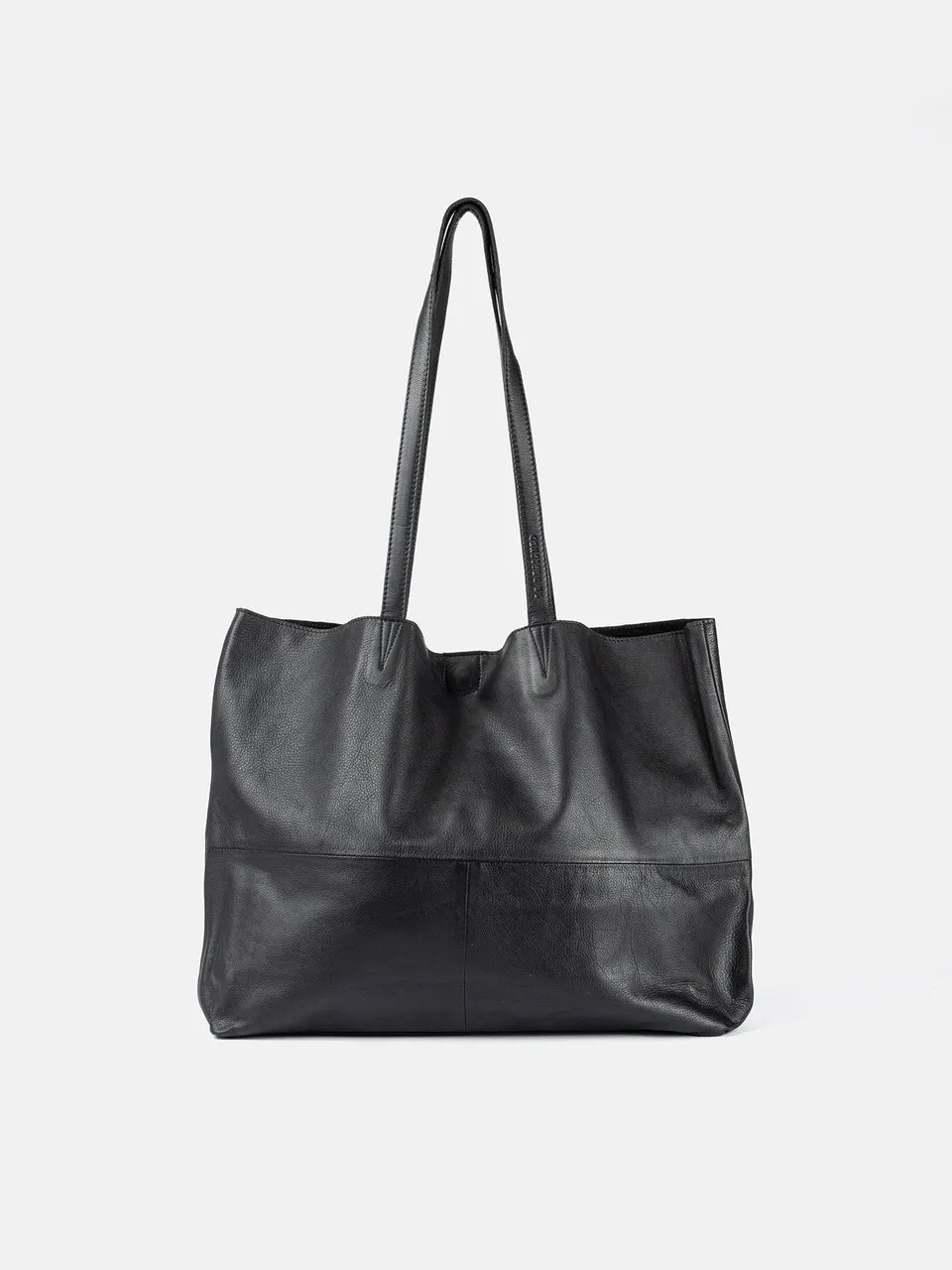 RE:DESIGNED Urban Marlo Shopper Schwarz Vollleder