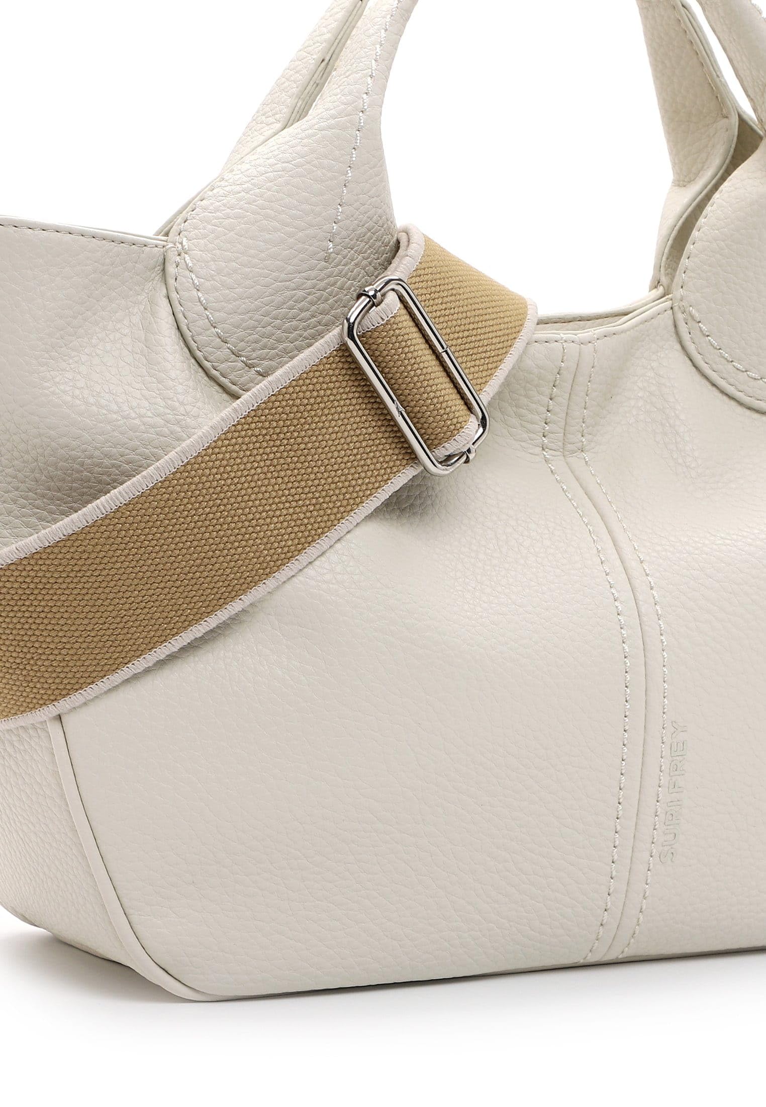 SURI FREY Nessy Cityshopper M Shopper Beige mit Schulterriemen