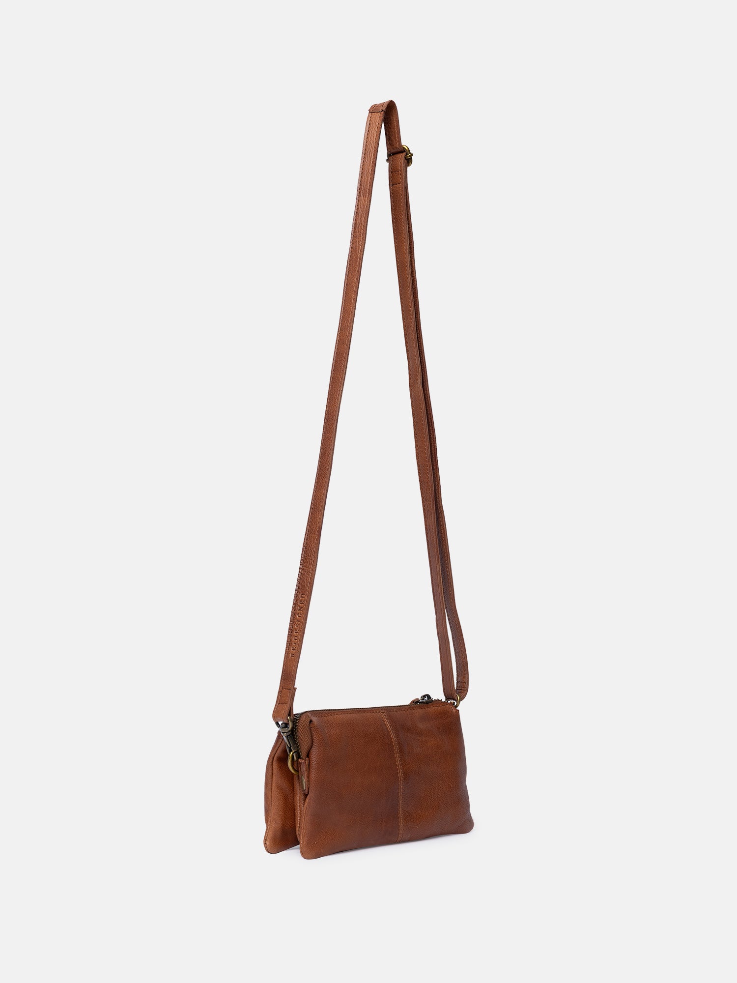 RE:DESIGNED Lisa Urban Clutch Walnut Leder