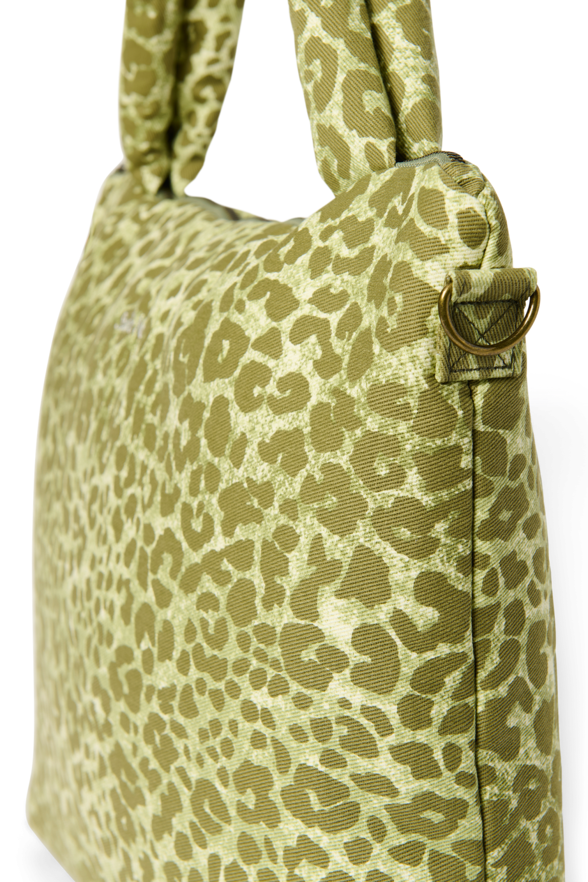 Studio Noos Cotton Diaper Bag Wickeltasche Green Leopard