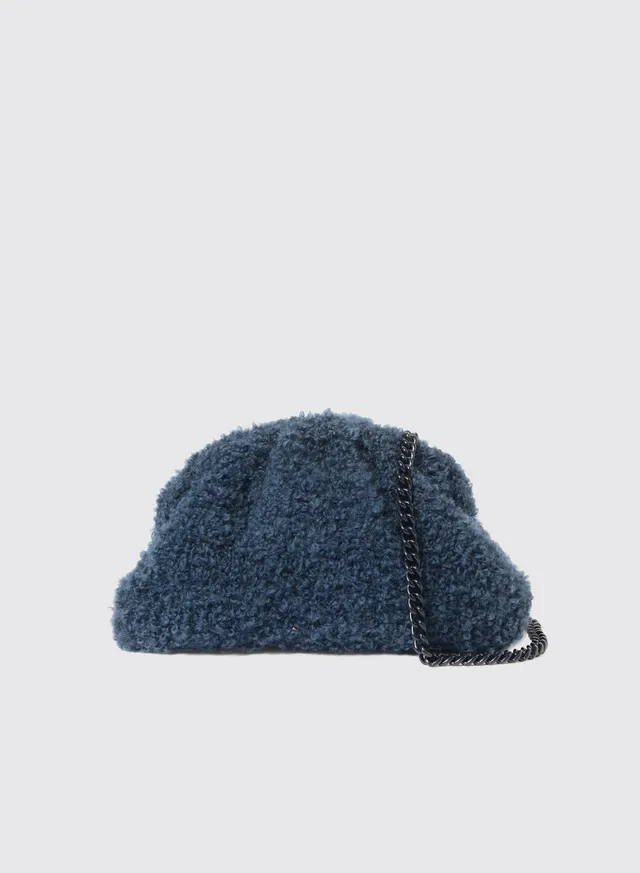 Maria la Rosa Burgeois Game Bag Clutch Bouclé OS