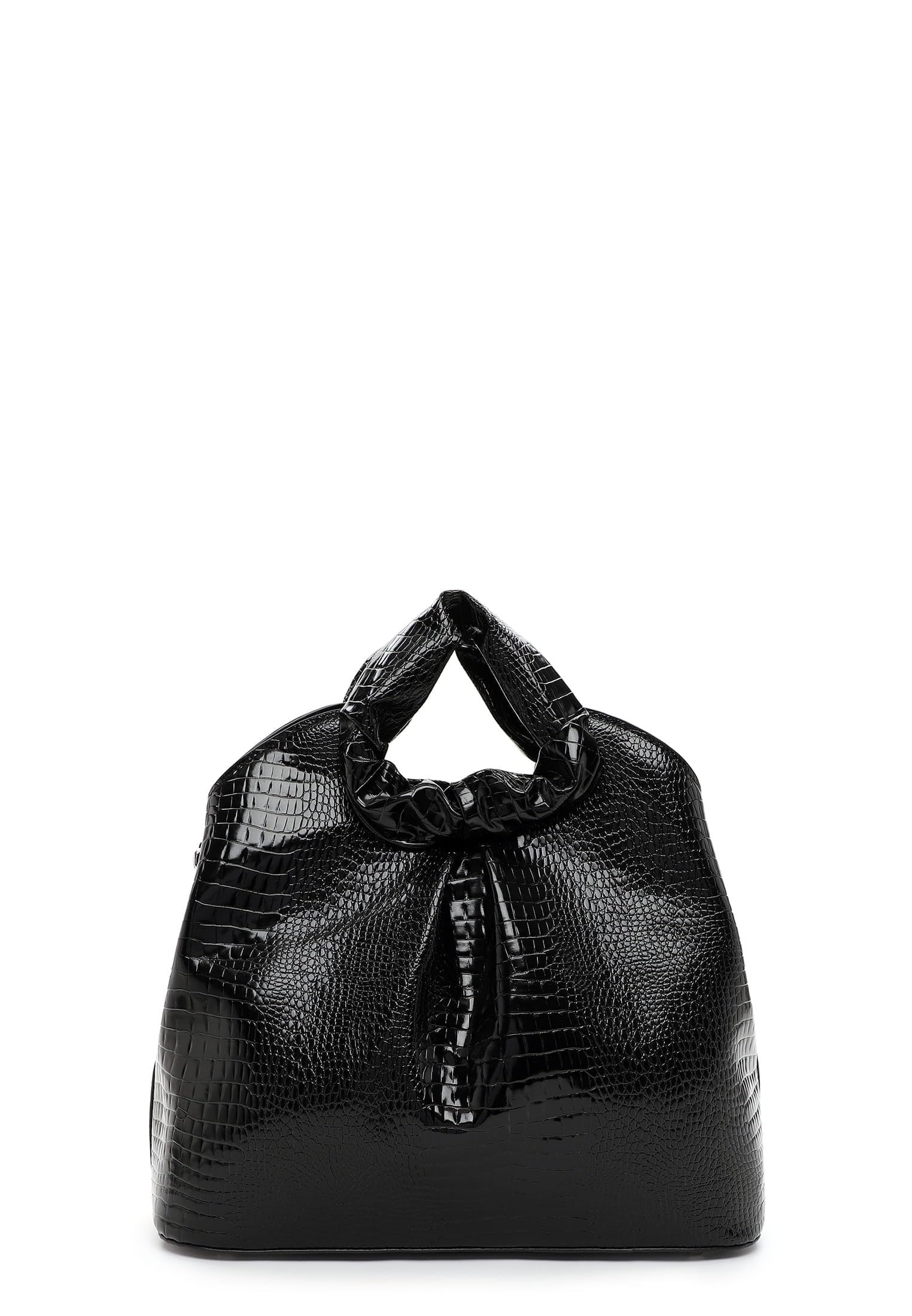 SURI FREY TechBag Shopper Black-Kroko Kroko-Optik