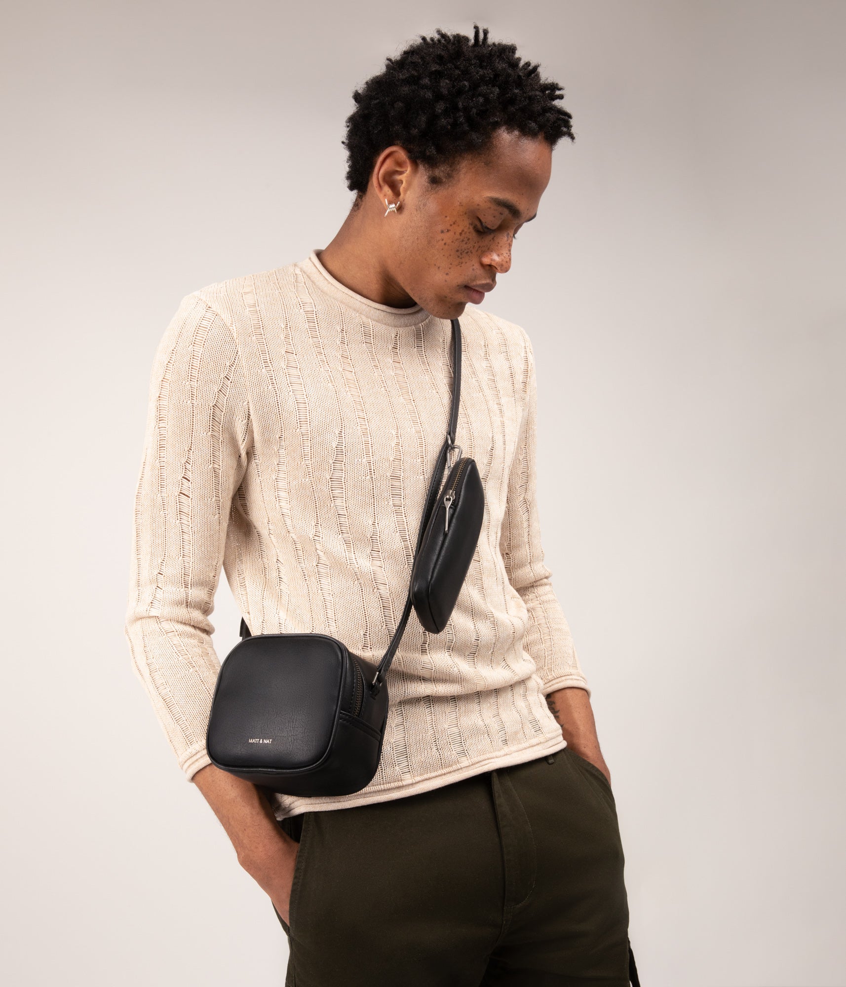 Matt & Nat Arbor Swae Umhängetasche Schwarz vegan