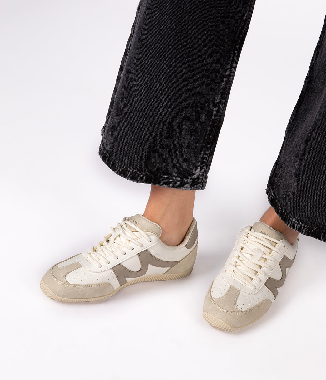 Matt & Nat Sakura Sneaker Weiß Gr. 38 vegan flach