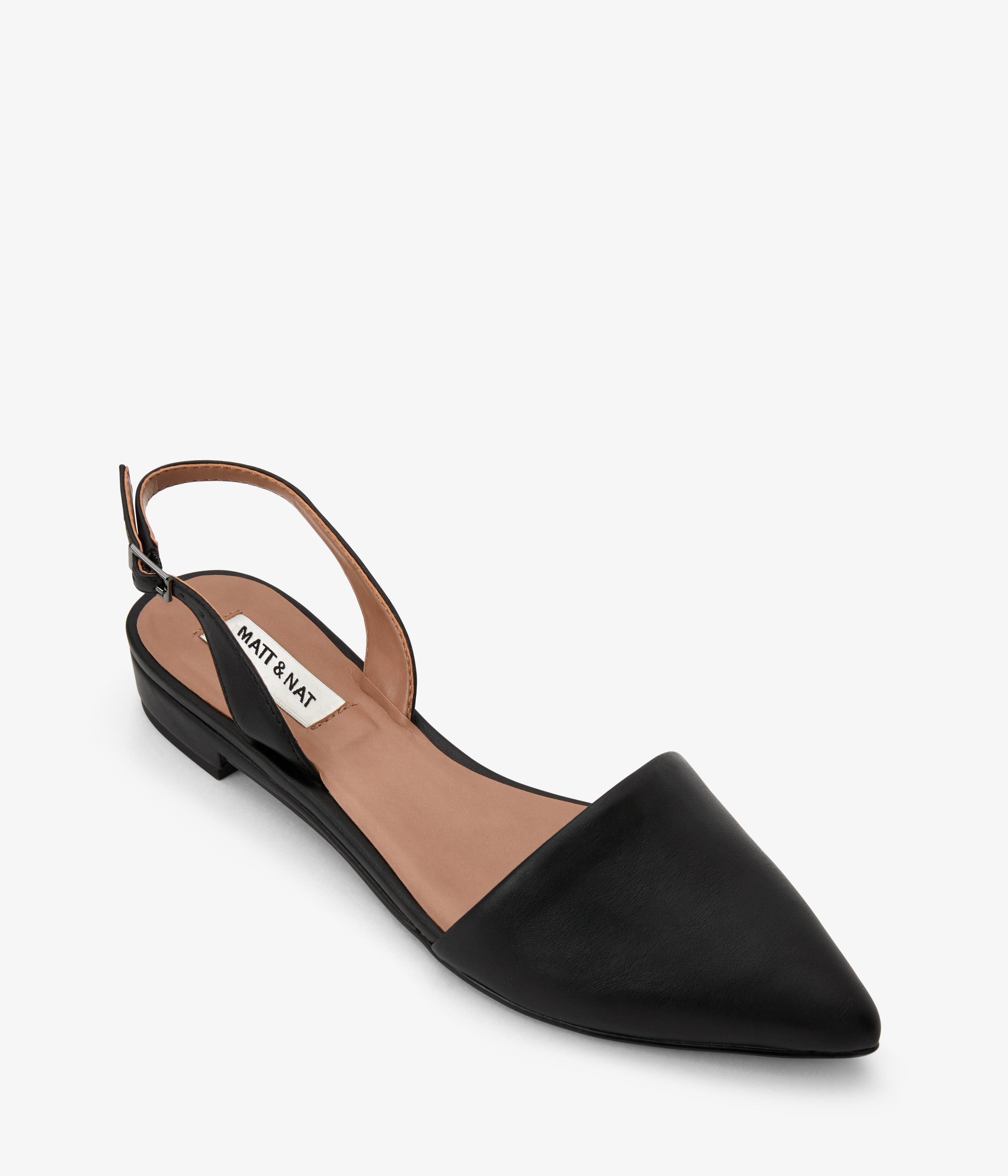 Matt & Nat Cory Slingback Ballerinas BLACK 38 vegan