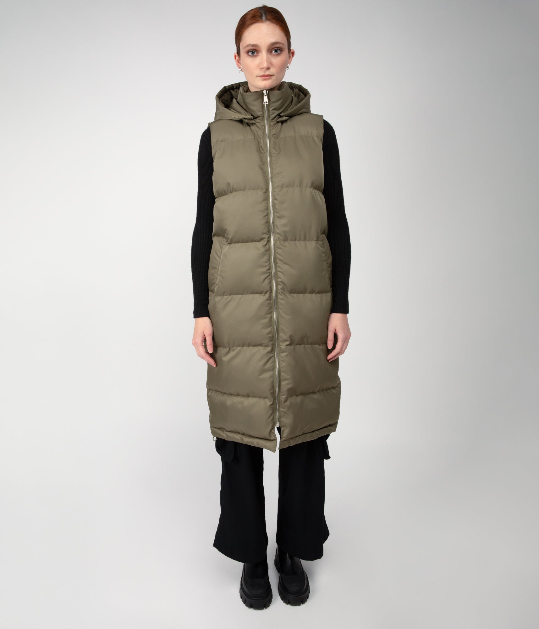 Matt & Nat Sanah Steppweste Damen Schwarz recycelt
