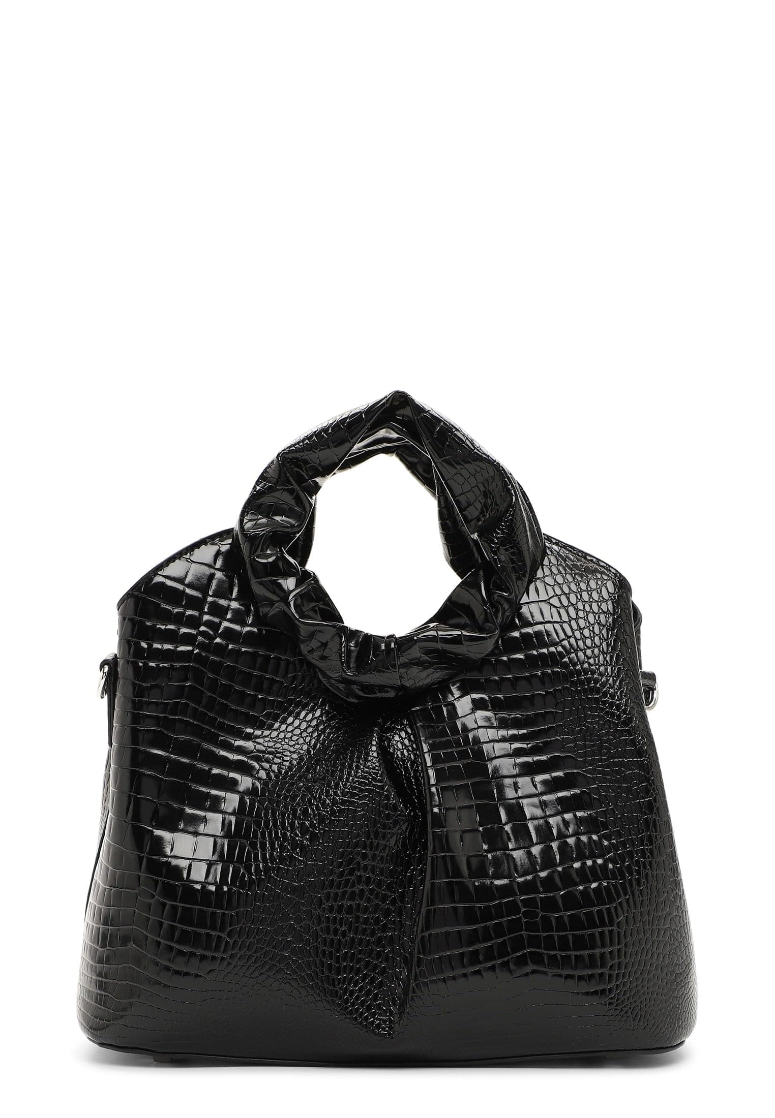 SURI FREY TechBag 16500 Shopper Black-Kroko vegan