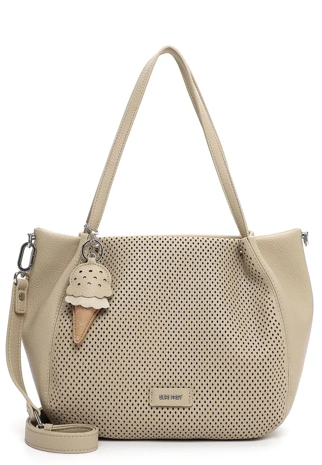 SURI FREY Cilly Shopper Handtasche Beige groß