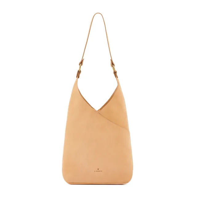 Il Bisonte Malibu Schultertasche Natur Vollleder