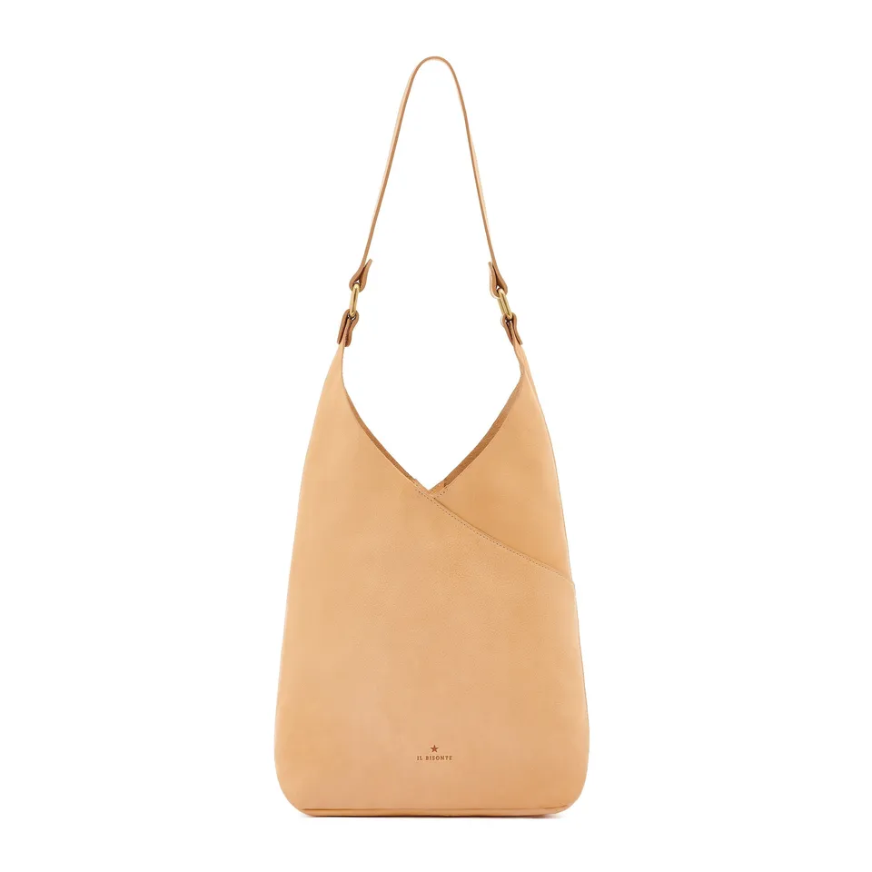 Il Bisonte Malibu Schultertasche Natur Vollleder