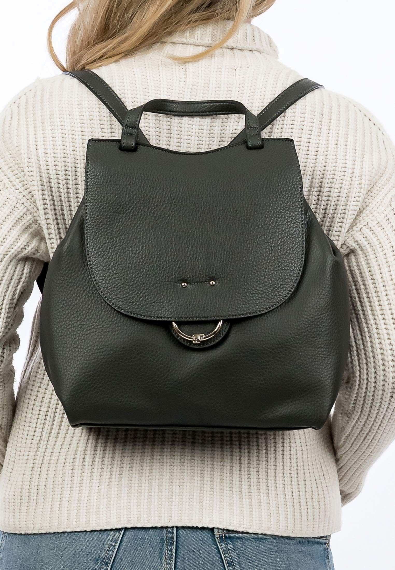 SURI FREY SFY Kristy SC Cityrucksack Grau Kunstleder
