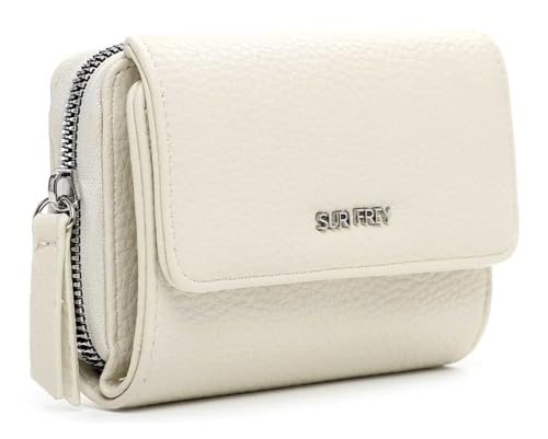 SURI FREY SFY Tiffy Wallet Geldbörse Ecru Druckknopf 13,5 cm