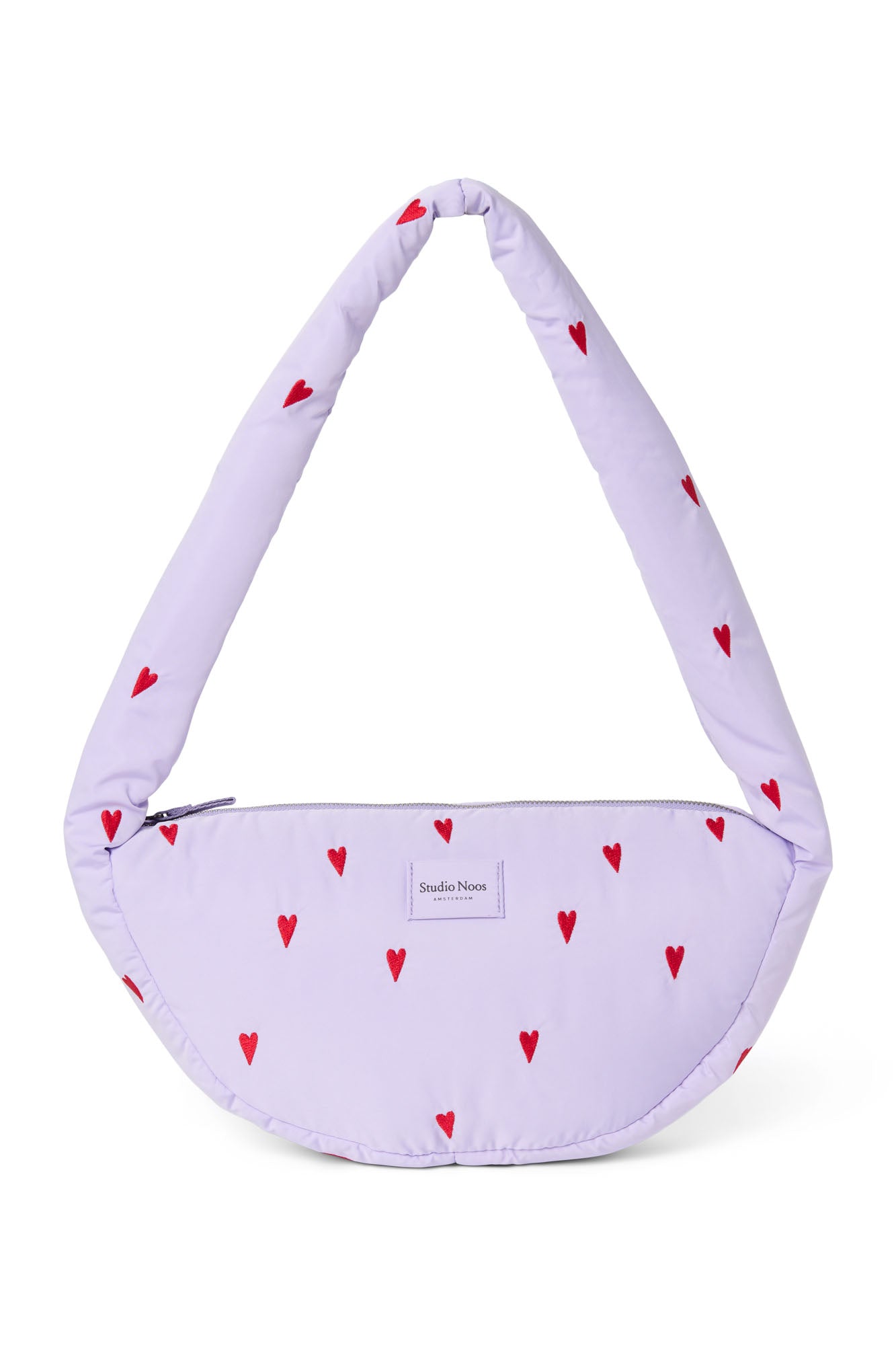 Studio Noos Puffy Mini Cross Body Bag Umhängetasche Purple Hearts