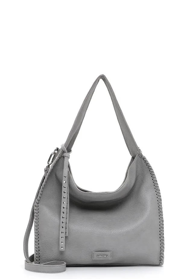 SURI FREY Franzy Hobo Bag M Schultertasche Lightgrey