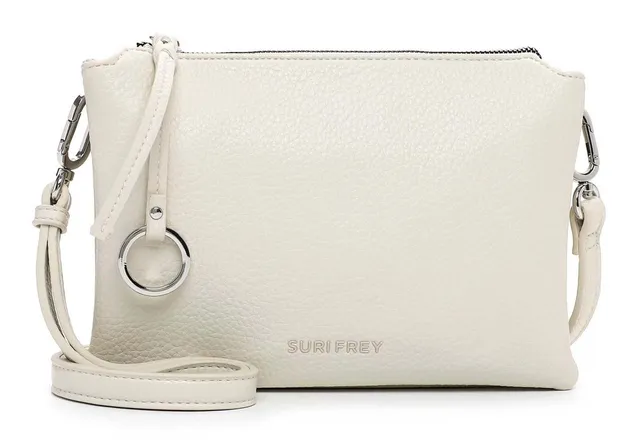 SURI FREY Debby Umhängetasche Ecru 23 cm mit Reißverschluss