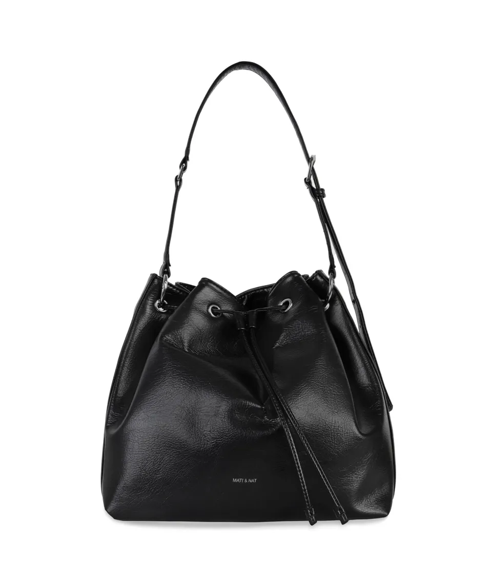 Matt & Nat Jan Theme Beuteltasche Schwarz vegan