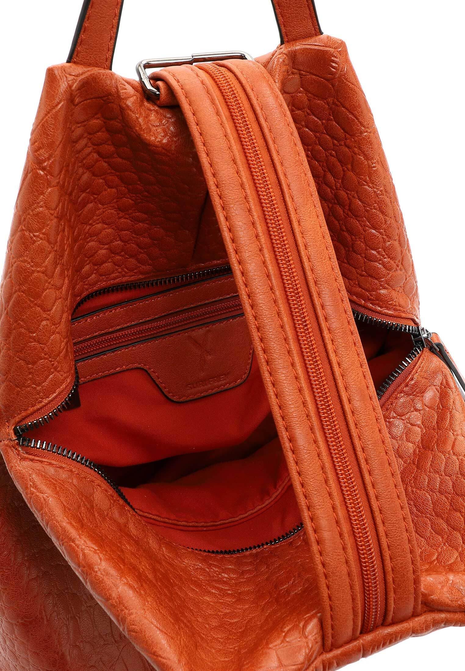 SURI FREY Hadley Backpack Rucksack Rust Reptil