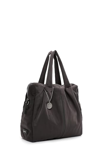 SURI FREY Pauly City Shoulder Bag L Schultertasche Grey mit Reissverschluss