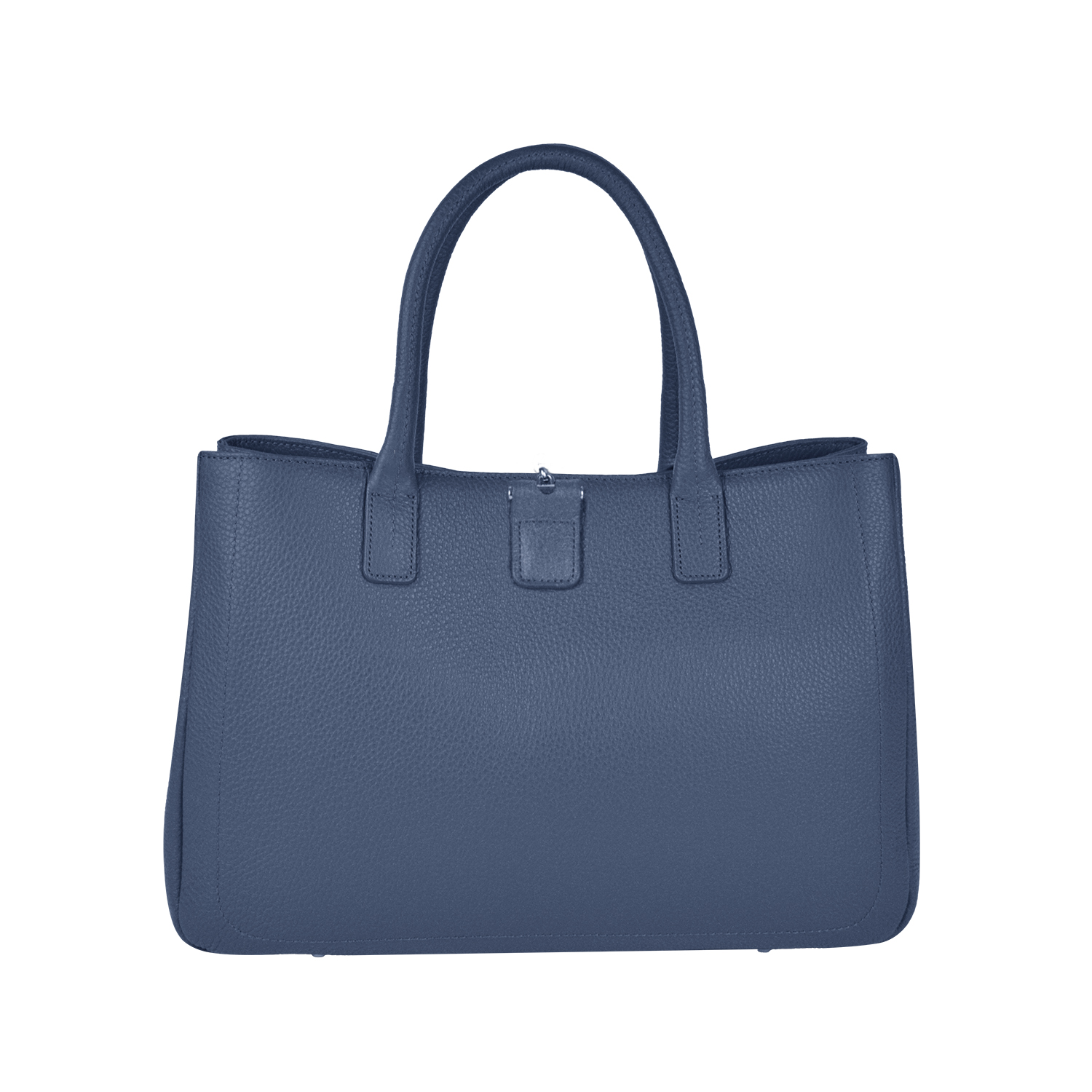 Lamarthe Paris Handtasche marineblau Vollleder