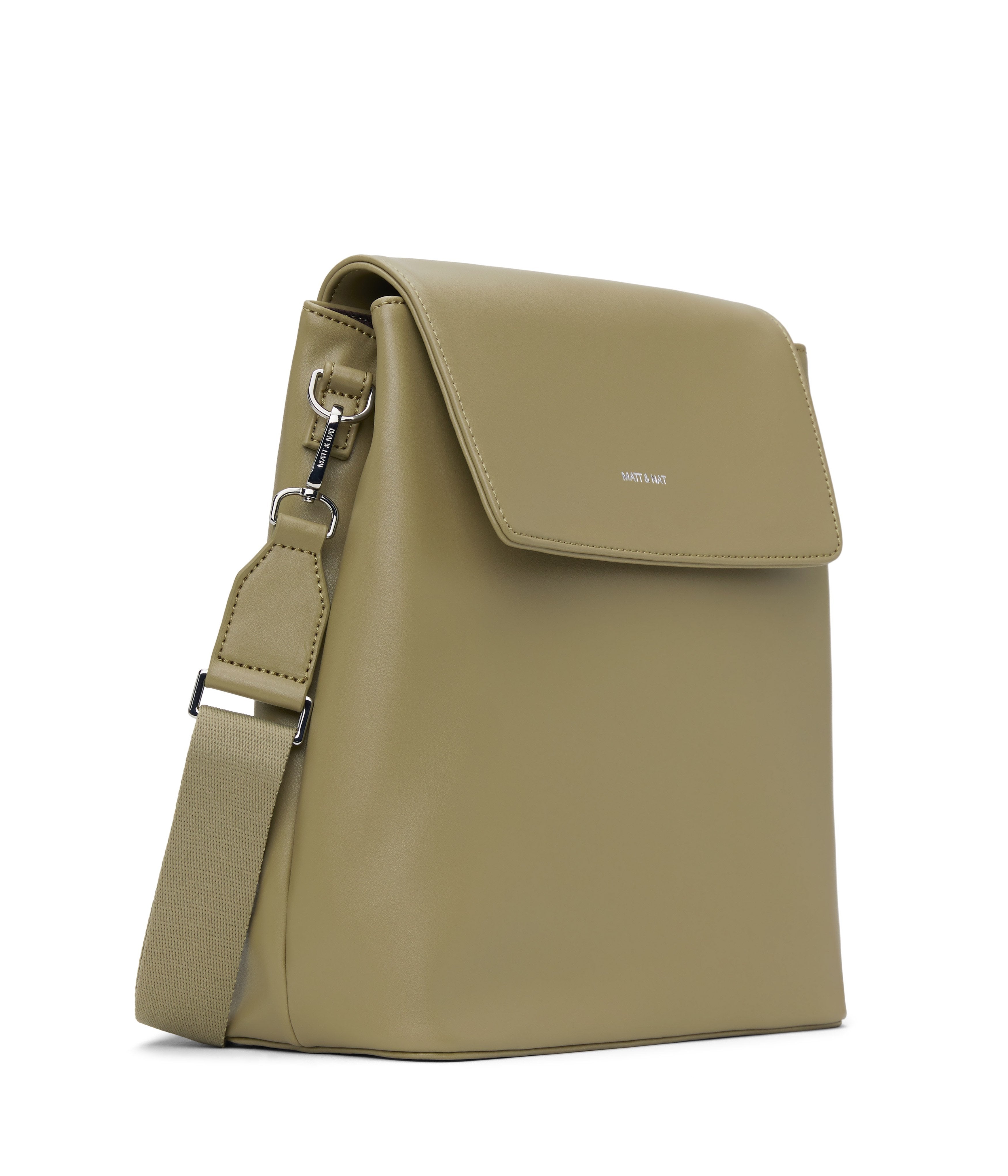 Matt & Nat Loom Annex Rucksack Schwarz 3-fächrig