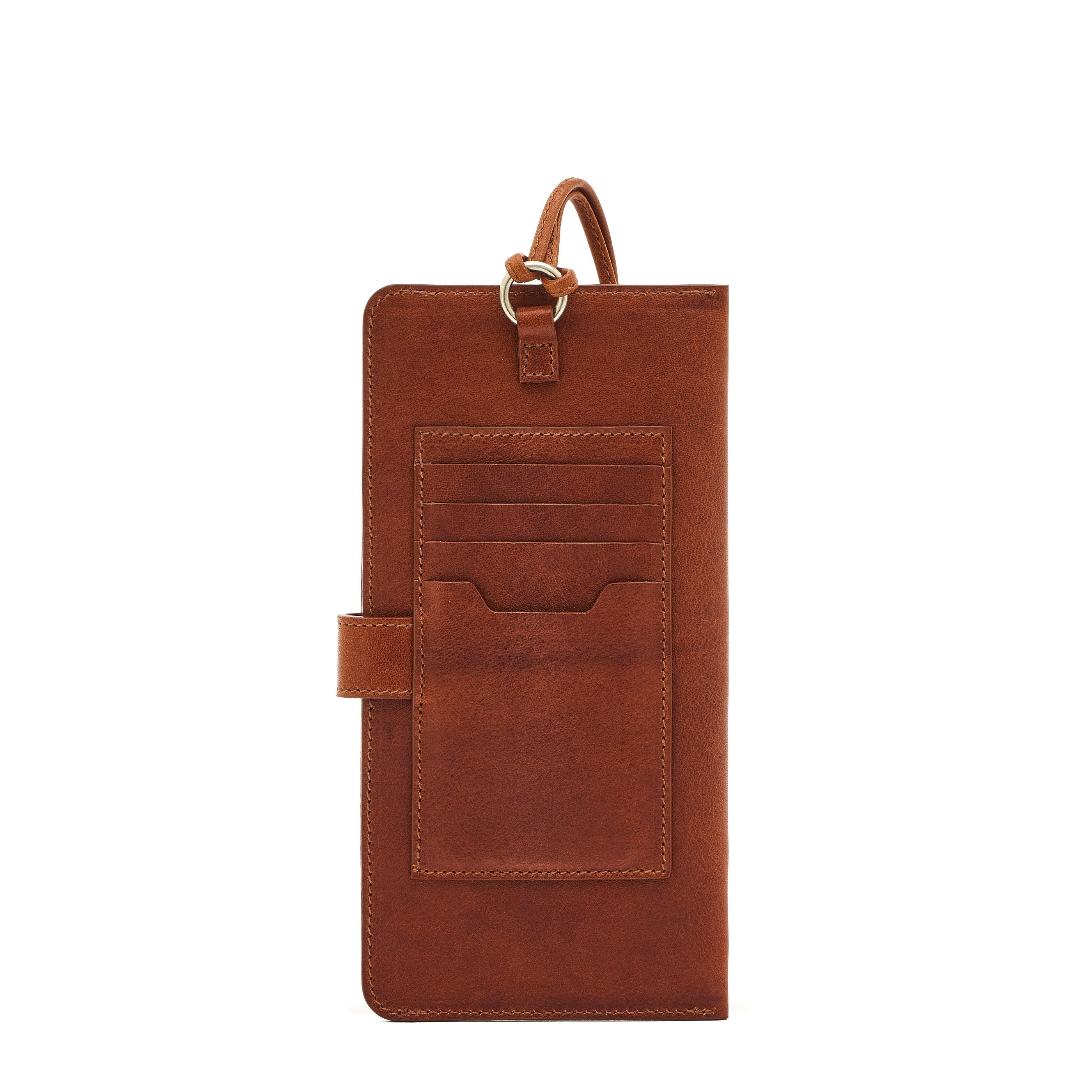 Il Bisonte 1990 Handytasche Sepia Vollleder