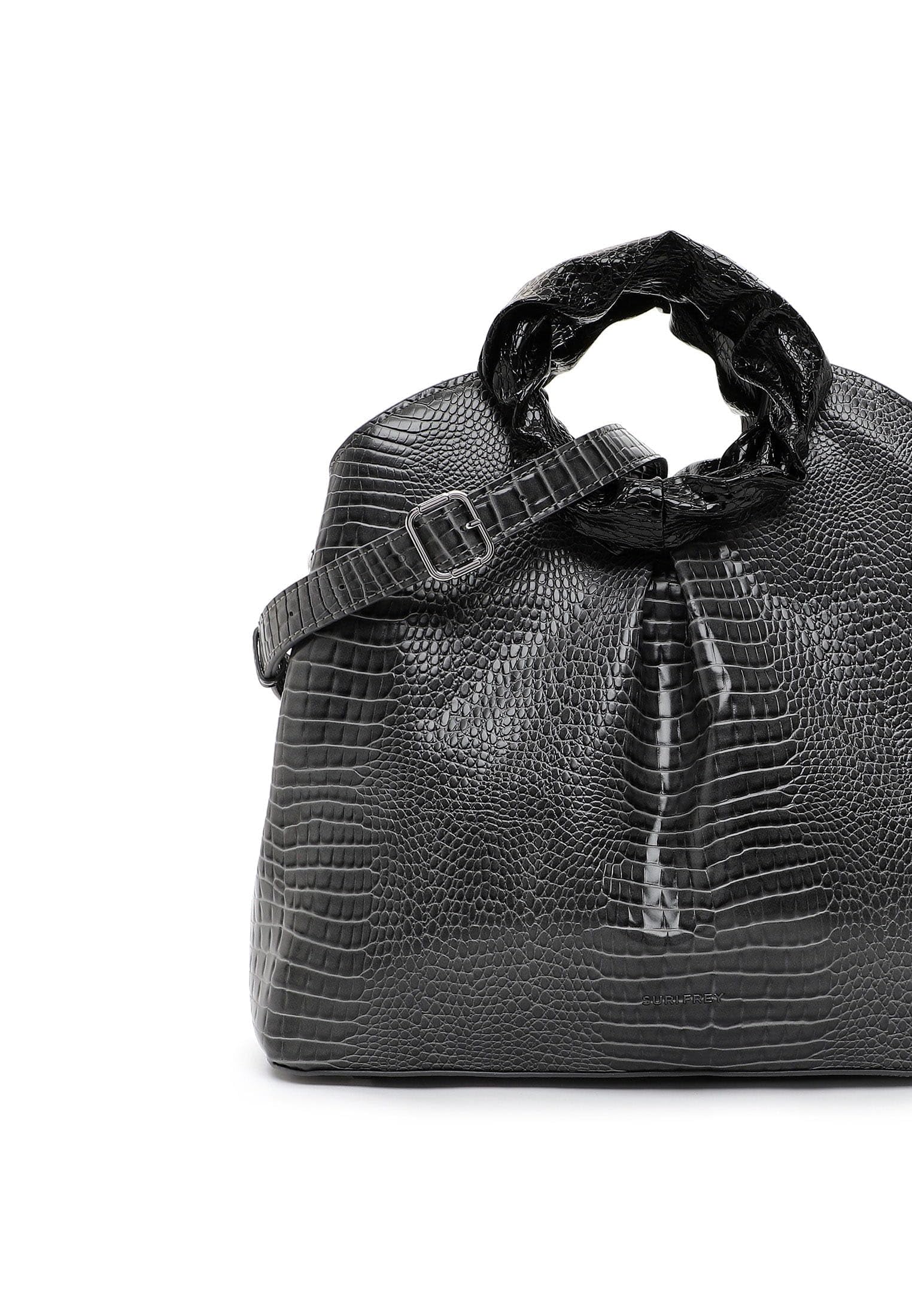 SURI FREY SFY TechBag Shopper Tasche Grau Kroko