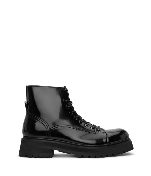 Matt & Nat Cheah Boots Schwarz Herren Schnürer vegan