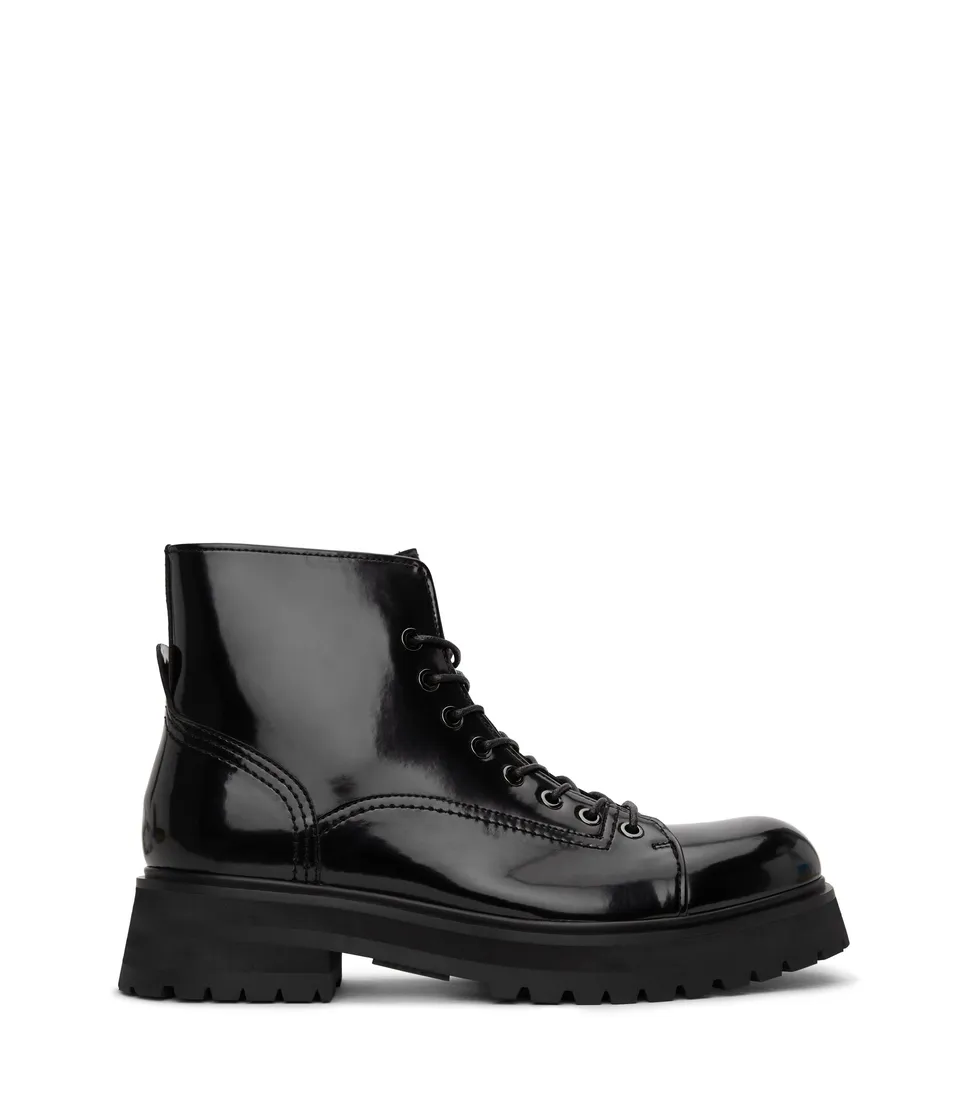 Matt & Nat Cheah Boots Schwarz Herren Schnürer vegan
