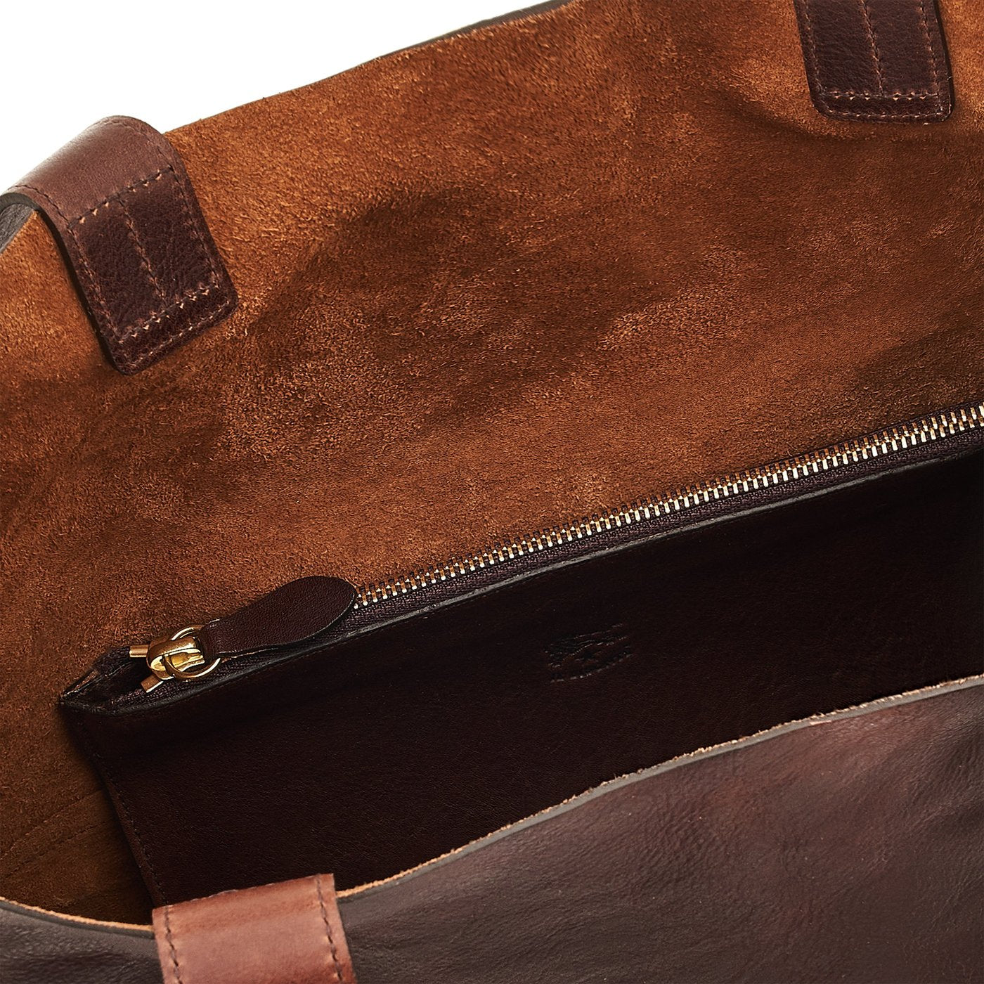 Il Bisonte Talamone Shopper Vollleder kaffee