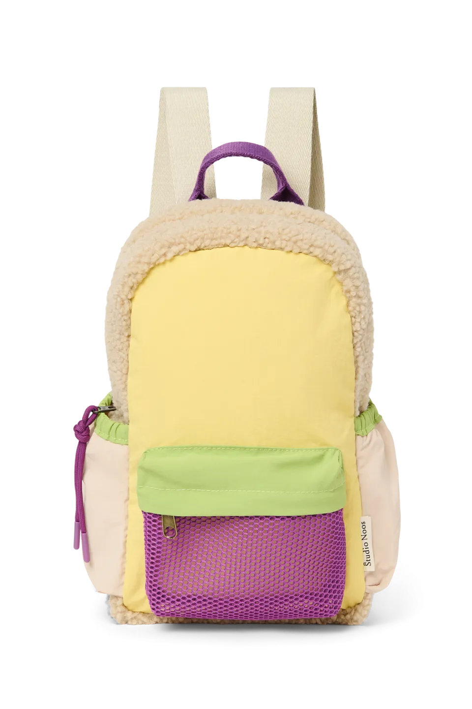 Studio Noos Patchwork Mini Rucksack Butter Yellow für Kinder