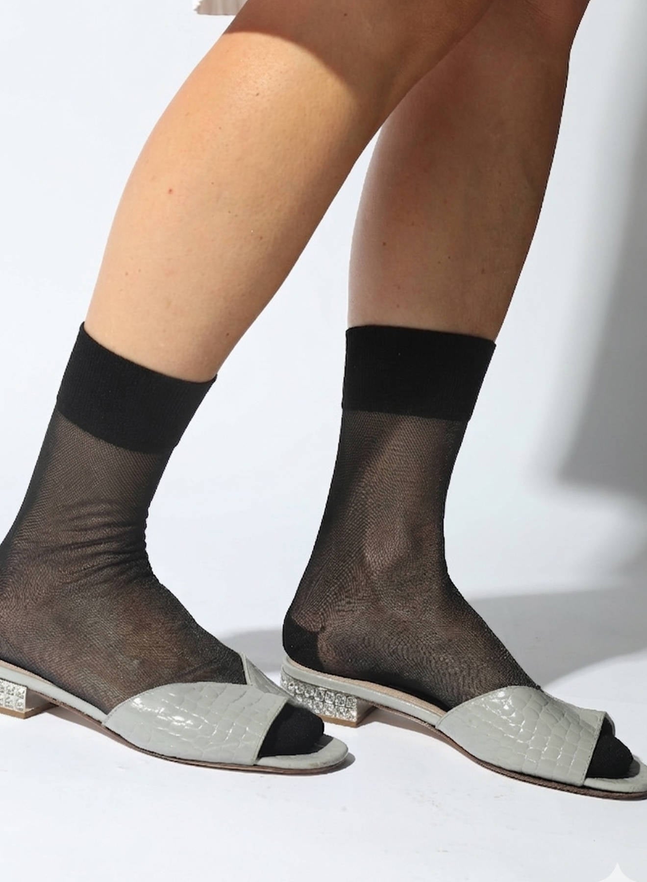 Maria la Rosa Wave Socken Pink Kurz