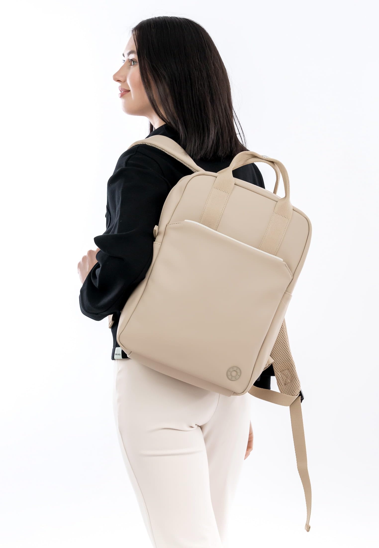 SURI FREY Besty Rucksack Sand Laptopfach