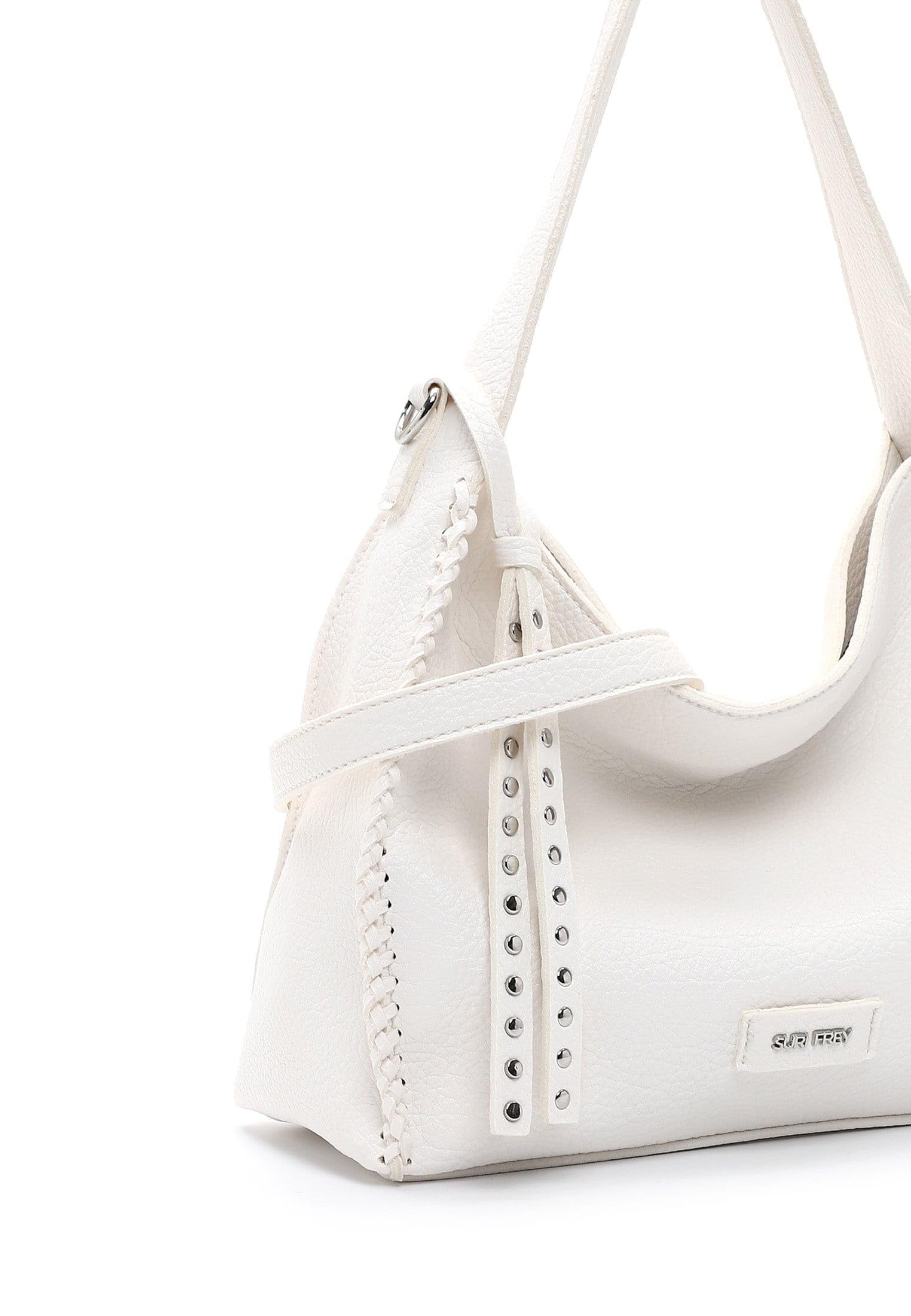 SURI FREY SFY Franzy Hobo Bag S Schultertasche White Weiß