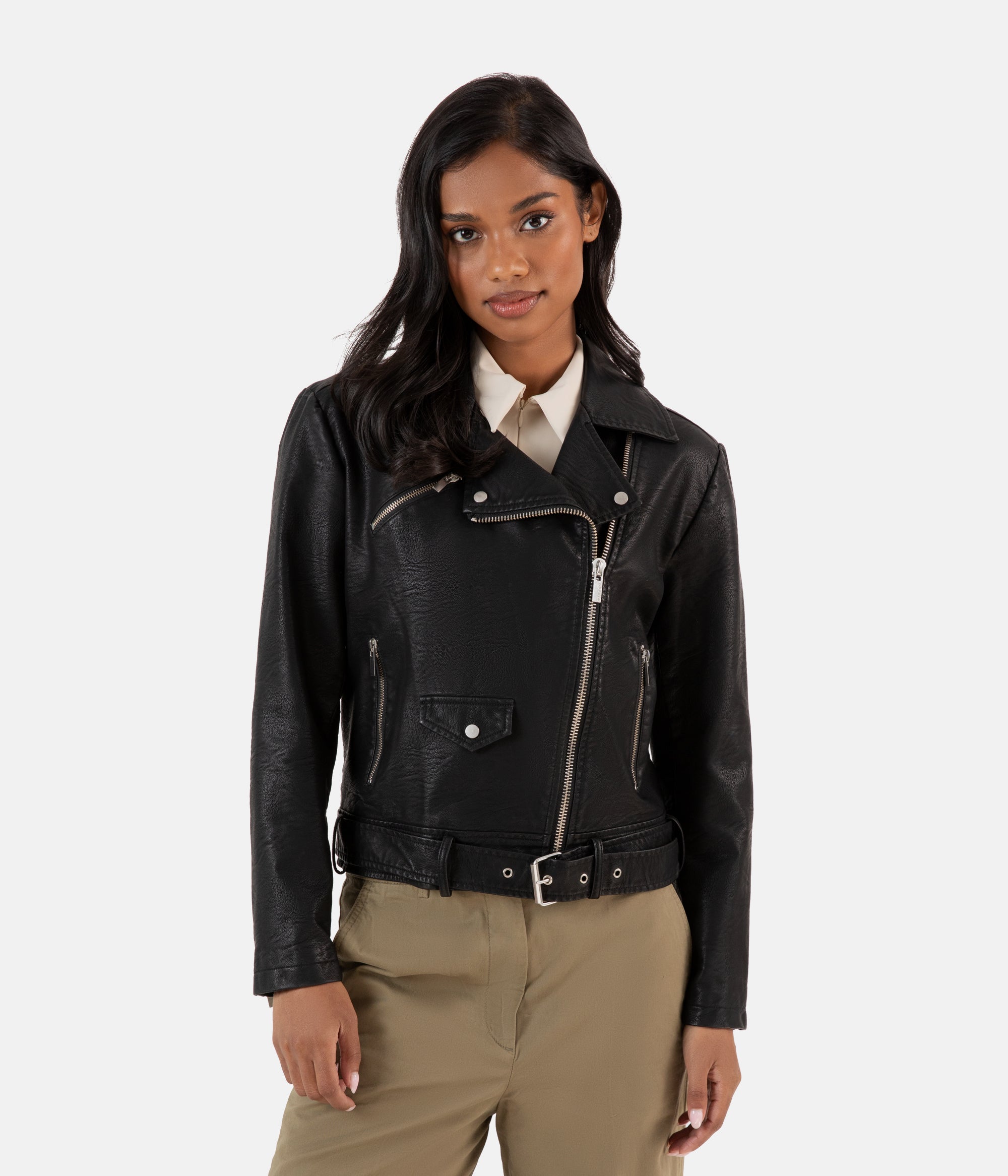 Matt & Nat Draden Bikerjacke Schwarz Damen S