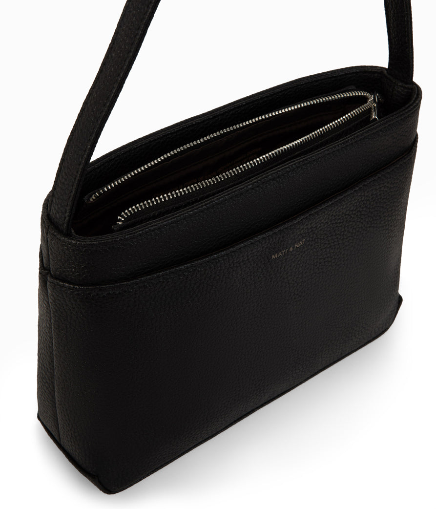 Matt & Nat Luisa Purity Schultertasche Schwarz vegan
