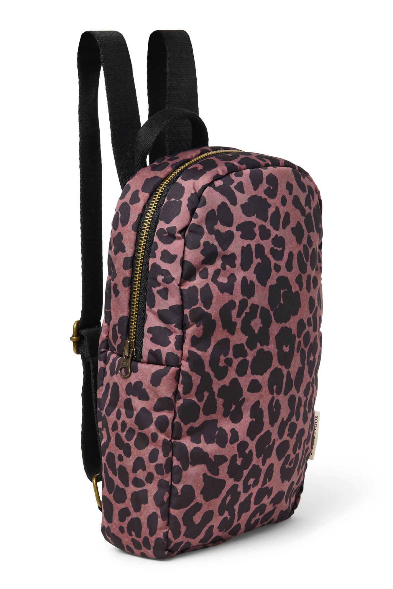 Studio Noos Puffy Mini Backpack Red Leopard Rucksack