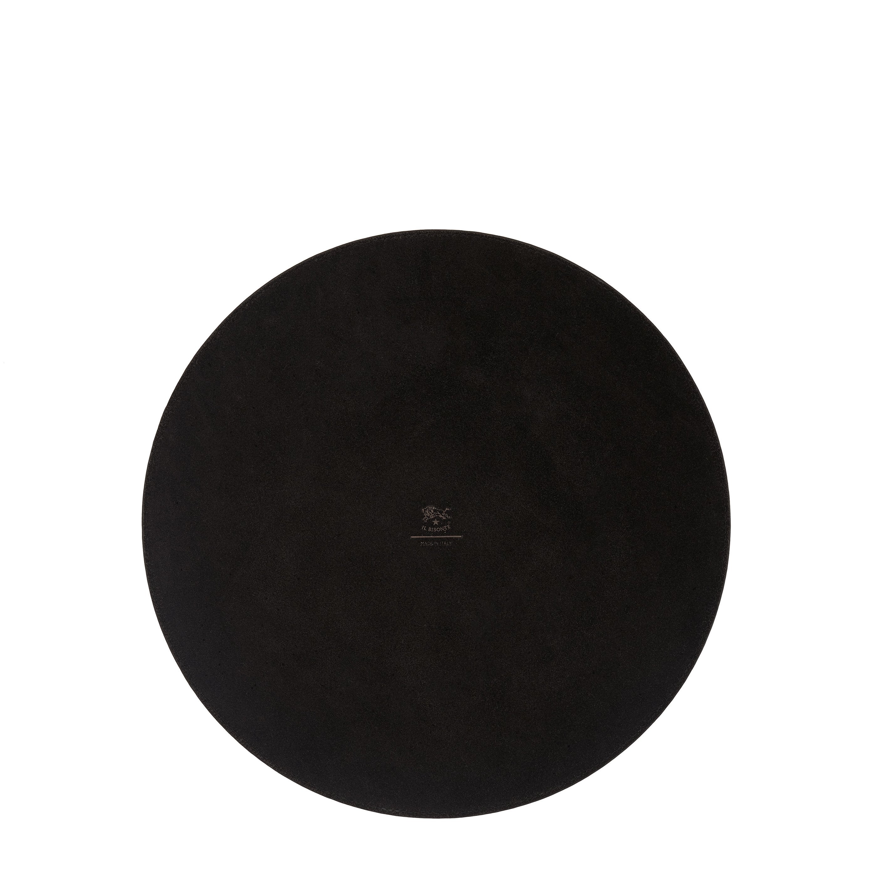 Il Bisonte Mousepad Vollleder schwarz