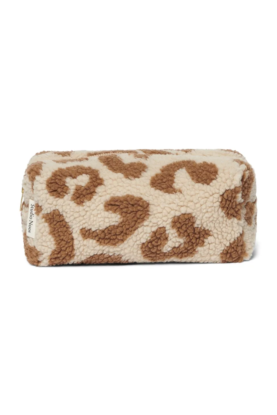 Studio Noos Teddy Pouch Täschchen Leopard mit Reißverschluss