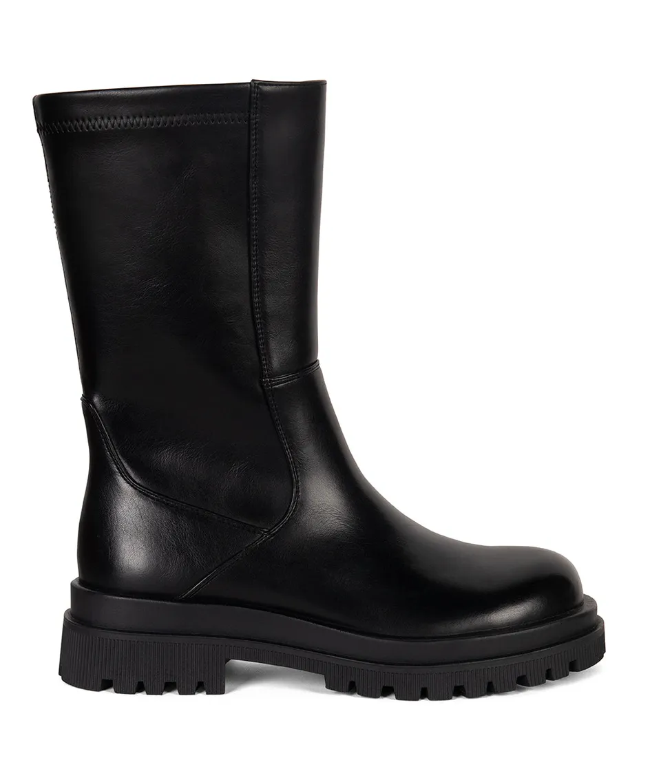 Matt & Nat Eniya Stiefel Schwarz Mid-Calf vegan 36-41