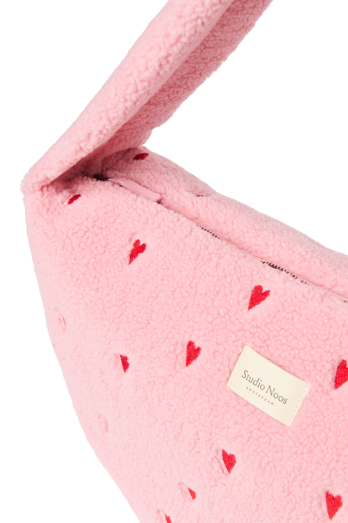 Studio Noos Teddy Cross Body Bag Umhängetasche Hellrosa Hearts